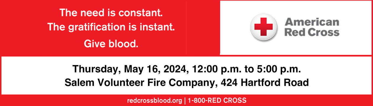 2024 Salem Volunteer Fire Company Red Cross Blood Drive
