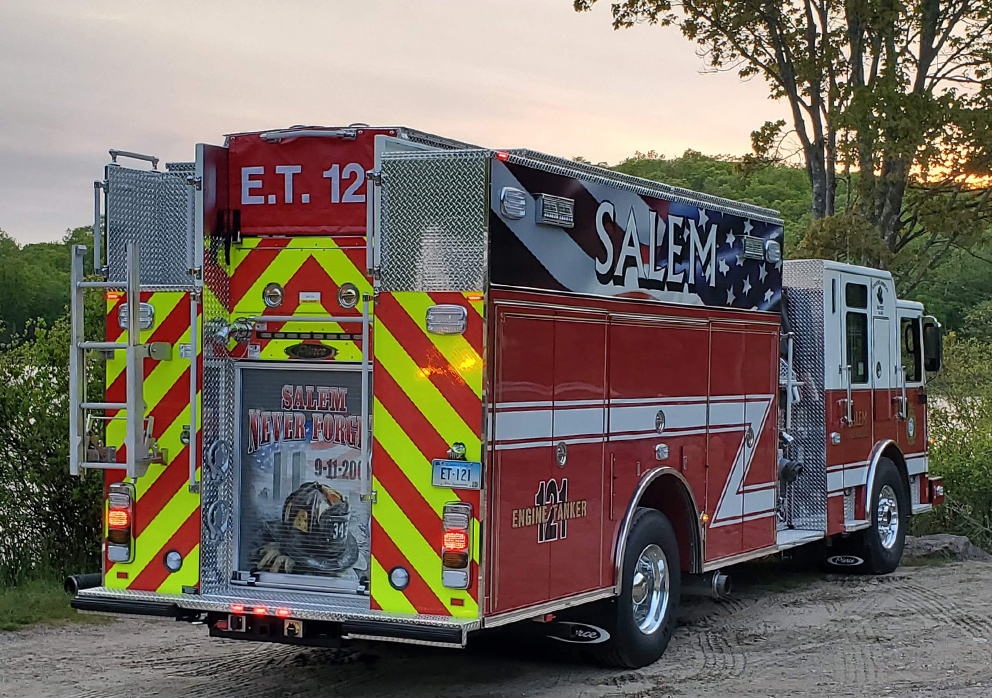 Engine Truck 121 rear view