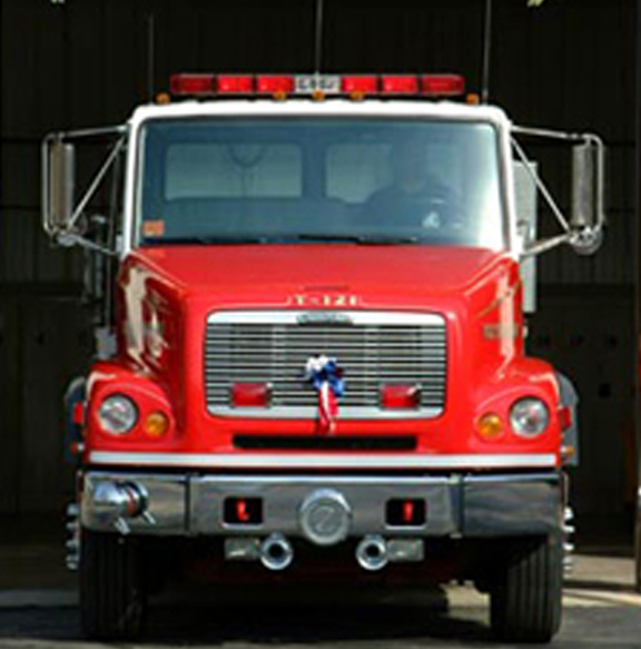 Tanker Truck 121 front view