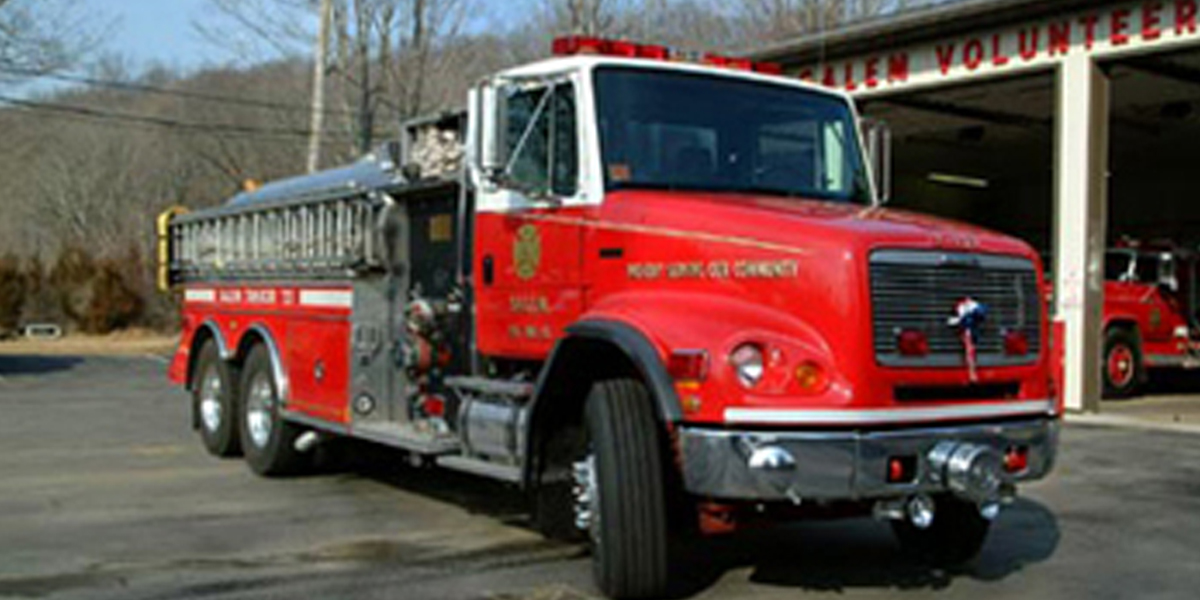 Tanker Truck 121 passenger's side view